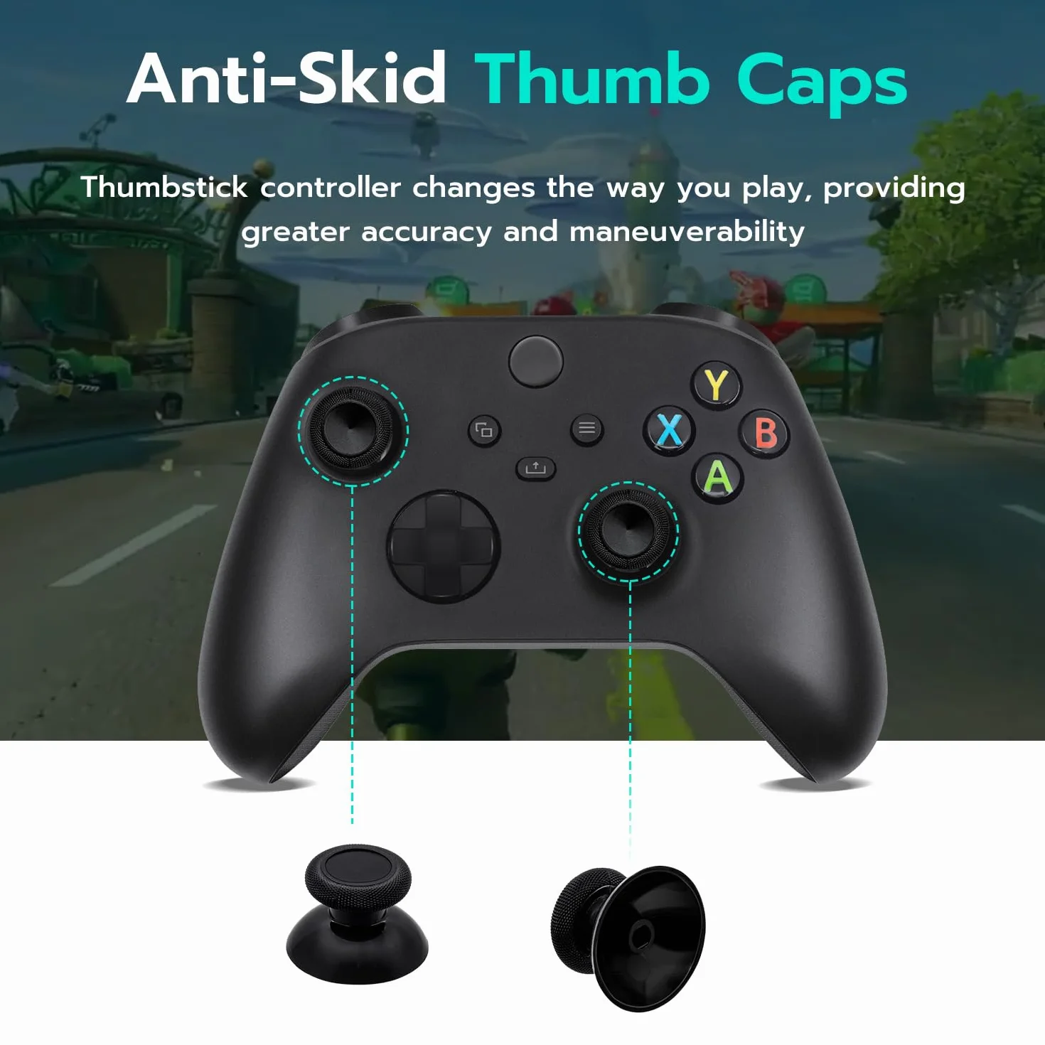 Tolesum Zestaw narzędzi do wymiany i naprawy gałki analogowej do joysticka do kontrolerów Xbox Series X/S, Xbox One, Xbox One X/S/Elite